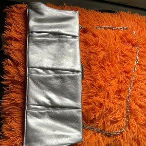 silver clutch